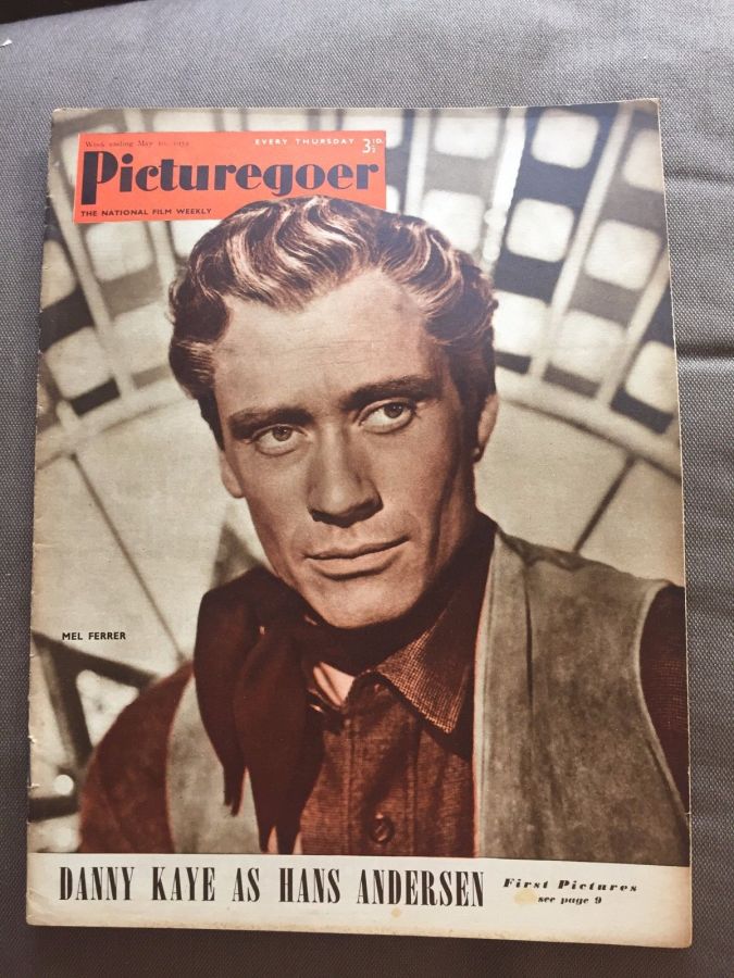 PICTUREGOER magazine side cover Issue 888  Weekly 10 May 1952