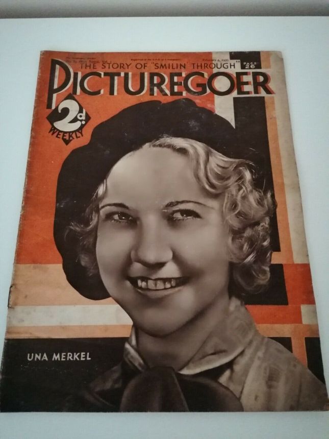 PICTUREGOER magazine side cover Issue 89  Weekly 4 February 1933