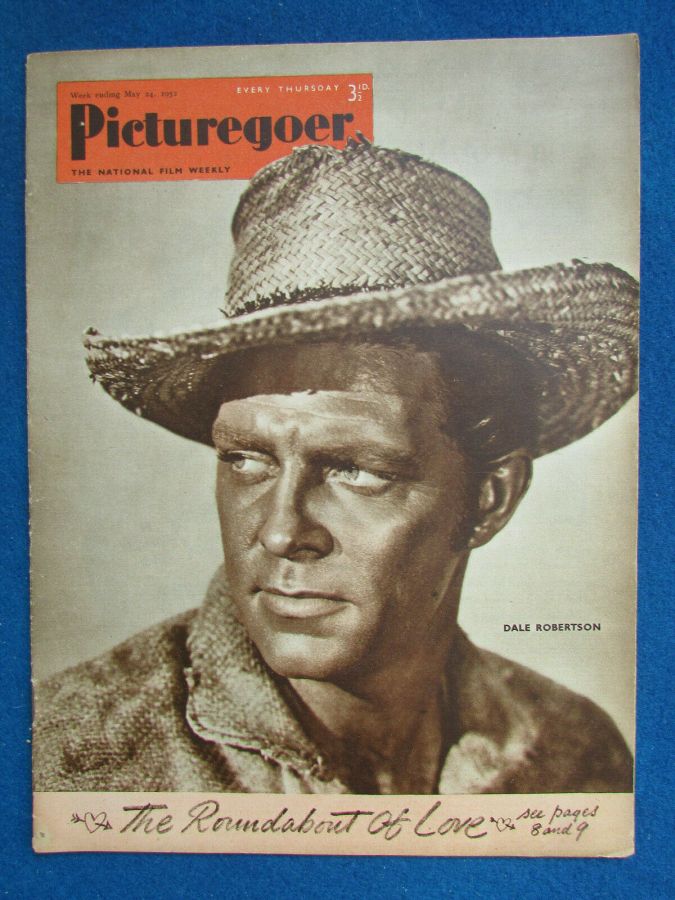 PICTUREGOER magazine side cover Issue 890  Weekly 24 May 1952