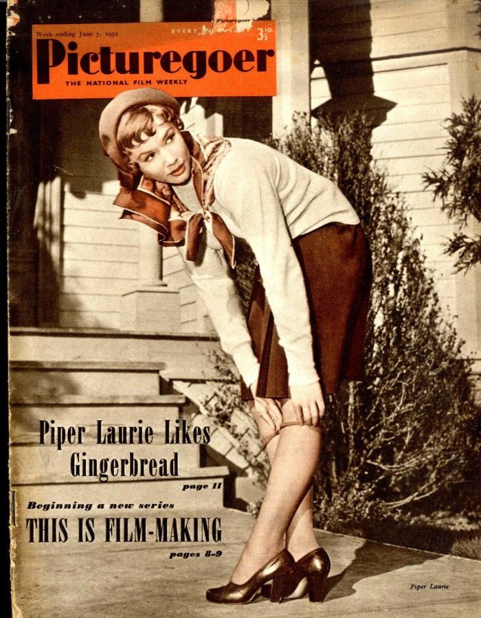 PICTUREGOER magazine side cover Issue 892  Weekly 7 June 1952