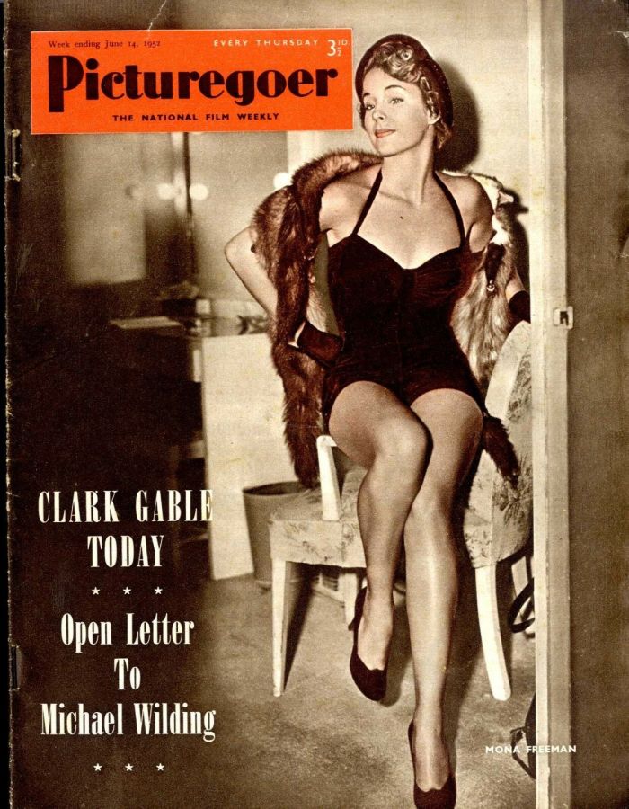 PICTUREGOER magazine side cover Issue 893  Weekly 14 June 1952