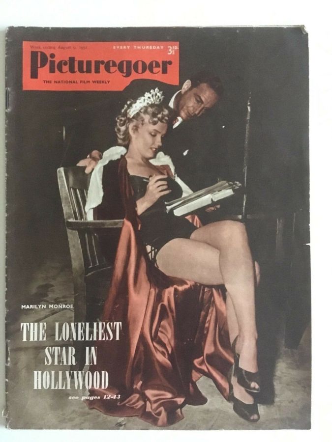 PICTUREGOER magazine side cover Issue 901  Weekly 9 August 1952