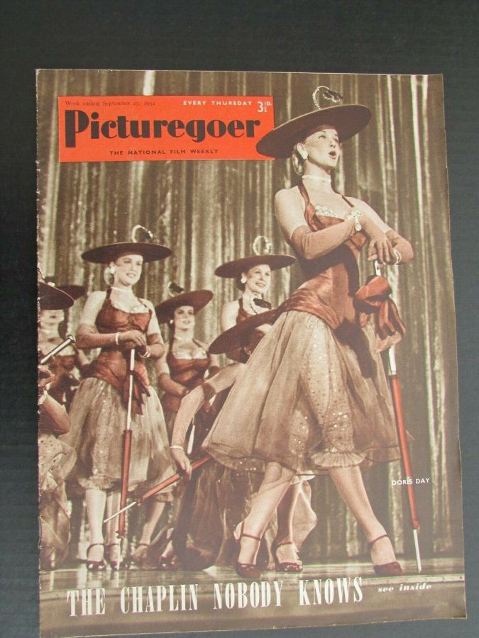 PICTUREGOER magazine side cover Issue 908  Weekly 27 September 1952
