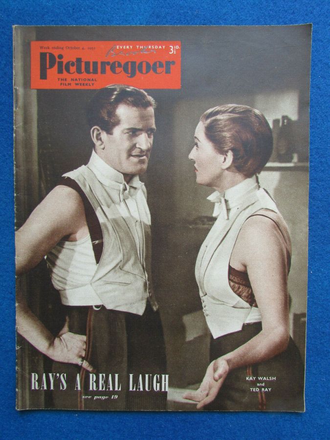 PICTUREGOER magazine side cover Issue 909  Weekly 4 October 1952