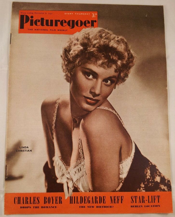 PICTUREGOER magazine side cover Issue 914  Weekly 8 November 1952