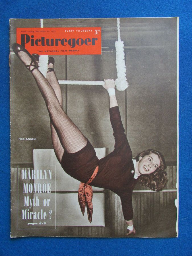 PICTUREGOER magazine side cover Issue 916  Weekly 22 November 1952
