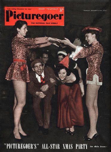 PICTUREGOER magazine side cover Issue 920  Weekly 20 December 1952