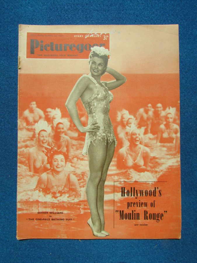 PICTUREGOER magazine side cover Issue 925  Weekly 24 January 1953