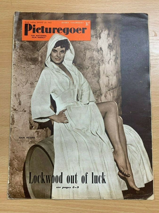 PICTUREGOER magazine side cover Issue 926  Weekly 31 January 1953