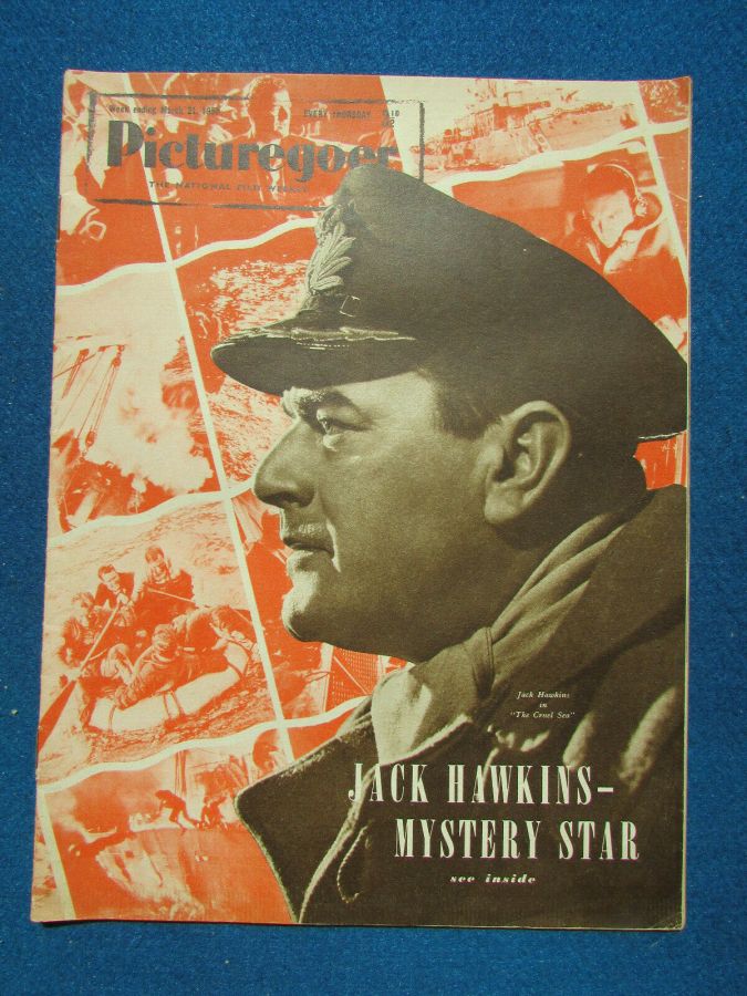 PICTUREGOER magazine side cover Issue 933  Weekly 21 March 1953