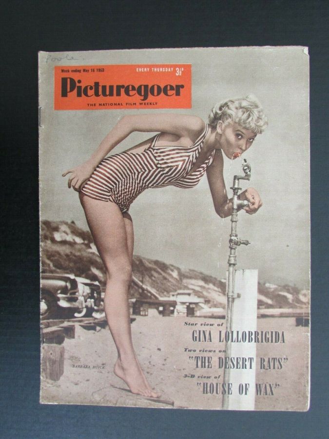PICTUREGOER magazine side cover Issue 941  Weekly 16 May 1953