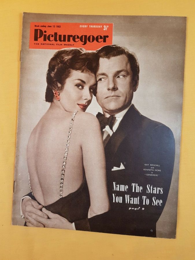 PICTUREGOER magazine side cover Issue 945  Weekly 13 June 1953