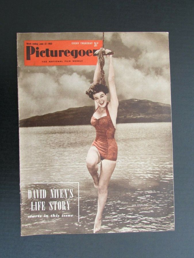 PICTUREGOER magazine side cover Issue 947  Weekly 27 June 1953