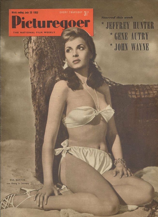 PICTUREGOER magazine side cover Issue 951  Weekly 25 July 1953
