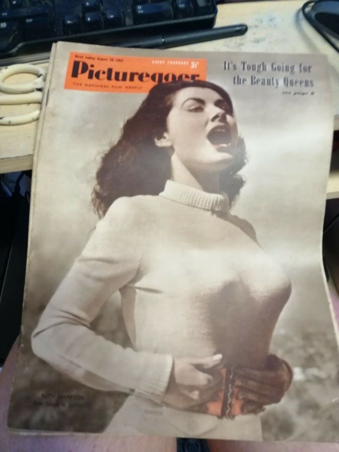 PICTUREGOER magazine side cover Issue 956  Weekly 29 August 1953