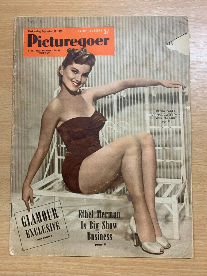 PICTUREGOER magazine side cover Issue 959  Weekly 19 September 1953