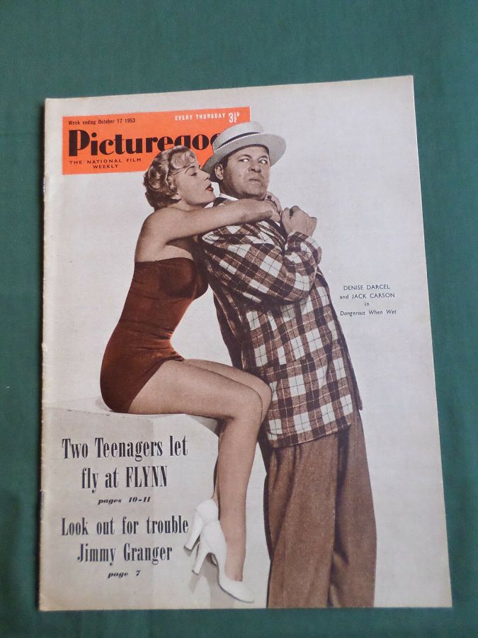 PICTUREGOER magazine side cover Issue 963  Weekly 17 October 1953
