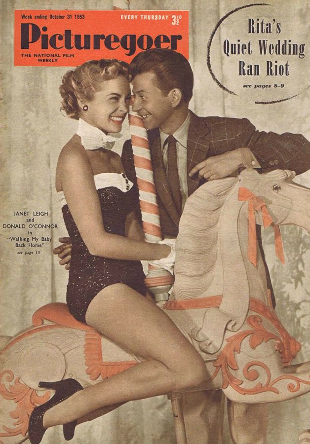PICTUREGOER magazine side cover Issue 965  Weekly 31 October 1953
