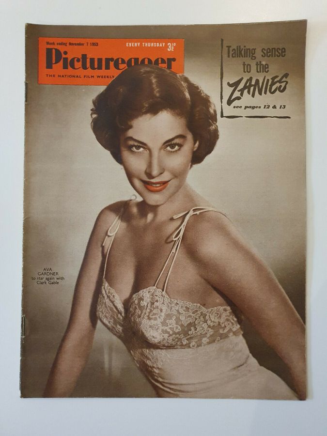 PICTUREGOER magazine side cover Issue 966  Weekly 7 November 1953