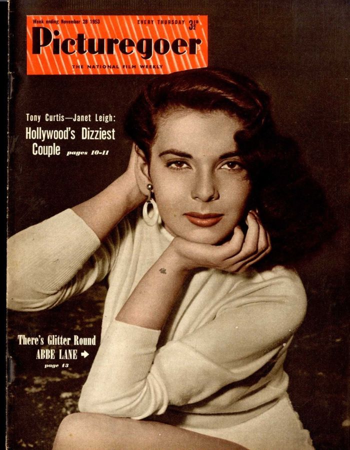 PICTUREGOER magazine side cover Issue 969  Weekly 28 November 1953