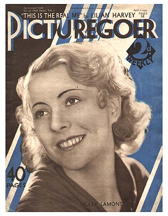PICTUREGOER magazine side cover Issue 97  Weekly 1 April 1933