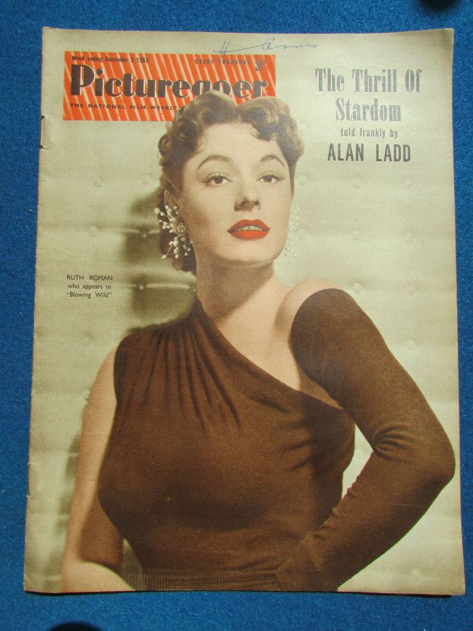 PICTUREGOER magazine side cover Issue 970  Weekly 5 December 1953