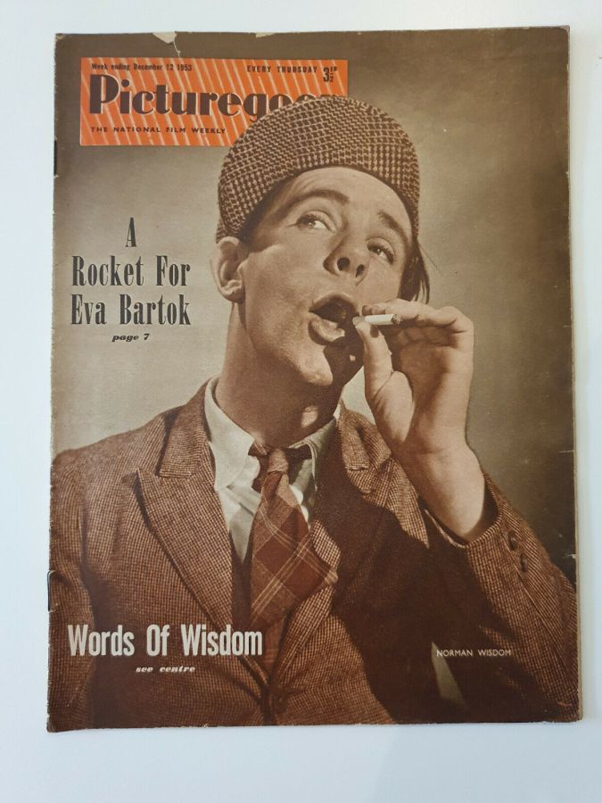 PICTUREGOER magazine side cover Issue 971  Weekly 12 December 1953
