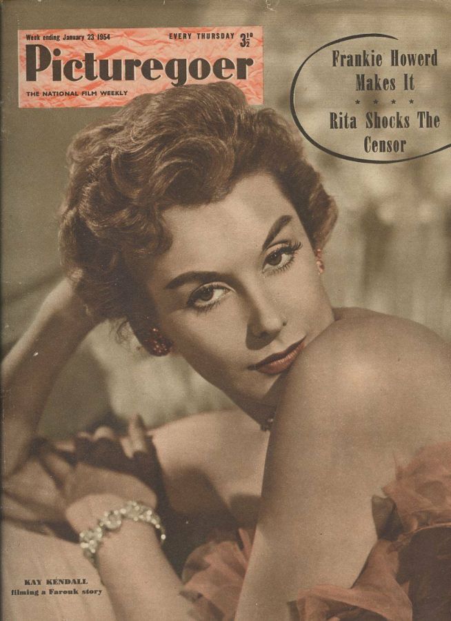 PICTUREGOER magazine side cover Issue 977  Weekly 23 January 1954