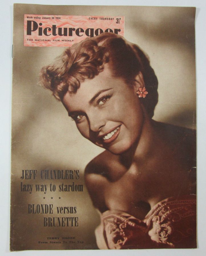 PICTUREGOER magazine side cover Issue 978  Weekly 30 January 1954