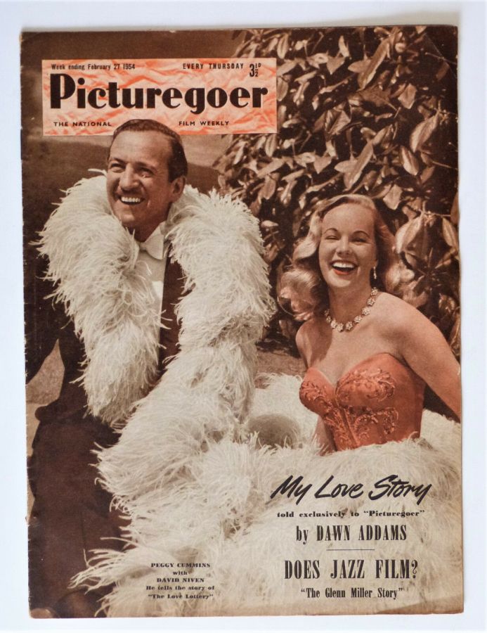 PICTUREGOER magazine side cover Issue 982  Weekly 27 February 1954