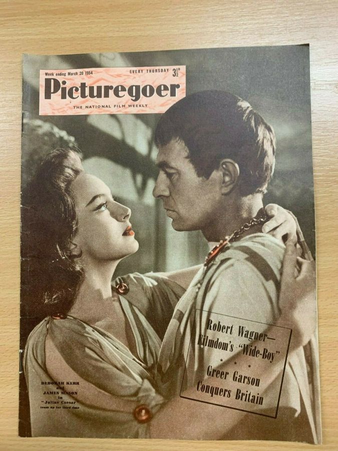 PICTUREGOER magazine side cover Issue 985  Weekly 20 March 1954