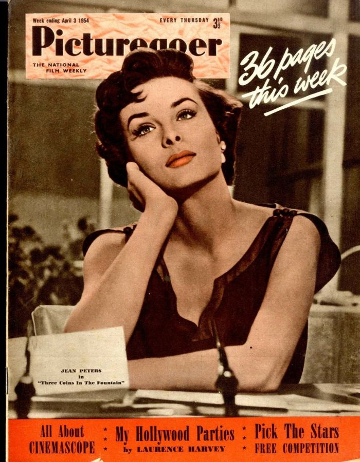 PICTUREGOER magazine side cover Issue 987  Weekly 3 April 1954