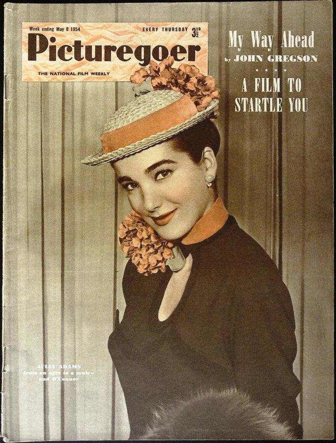 PICTUREGOER magazine side cover Issue 992  Weekly 8 May 1954