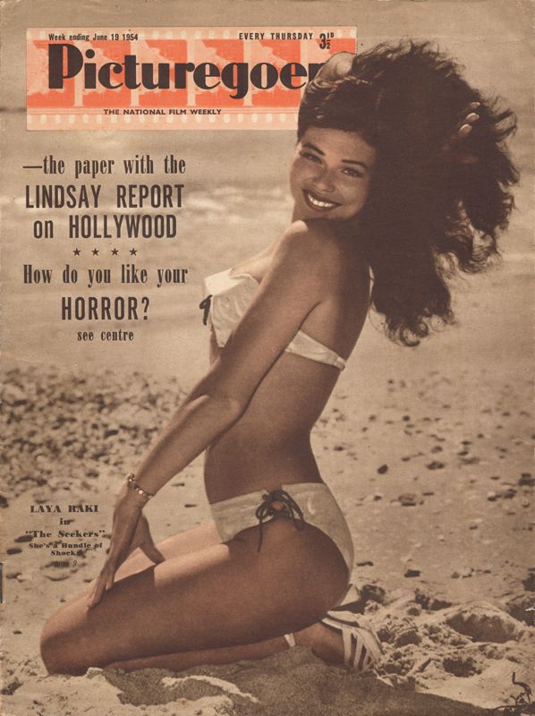PICTUREGOER magazine side cover Issue 998  Weekly 19 June 1954