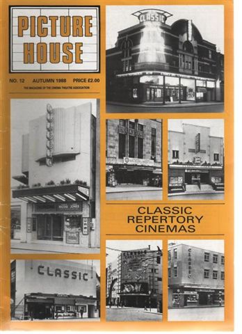 PICTURE HOUSE magazine side cover Issue 12 Autumn 1988