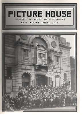 PICTURE HOUSE magazine side cover Issue 19 Winter 1993