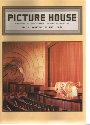 PICTURE HOUSE magazine side cover Issue 20 Winter 1994