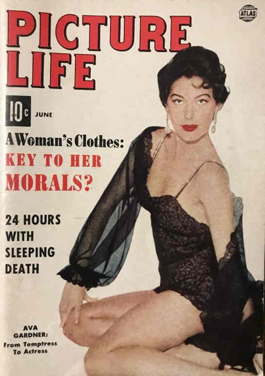 PICTURE LIFE magazine side cover June 1954