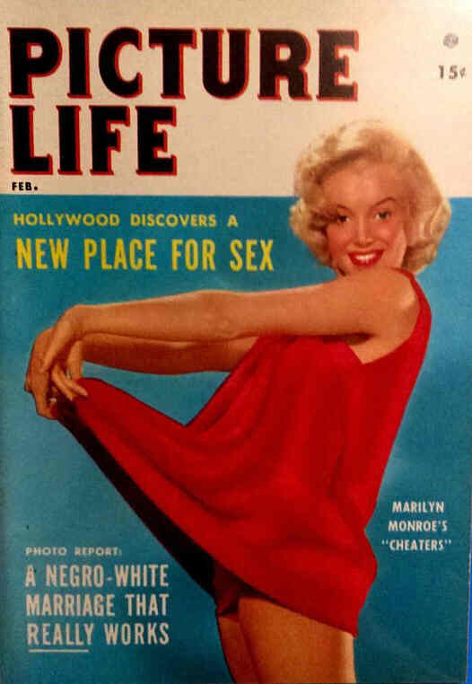 PICTURE LIFE magazine side cover February 1955