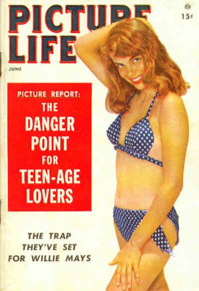 PICTURE LIFE magazine side cover June 1955