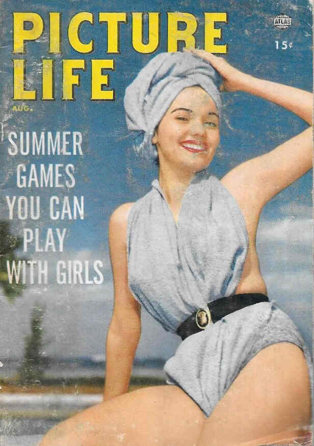 PICTURE LIFE magazine side cover August 1955