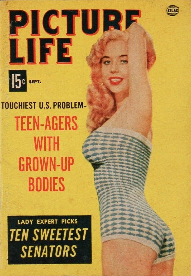 PICTURE LIFE magazine side cover  September 1954