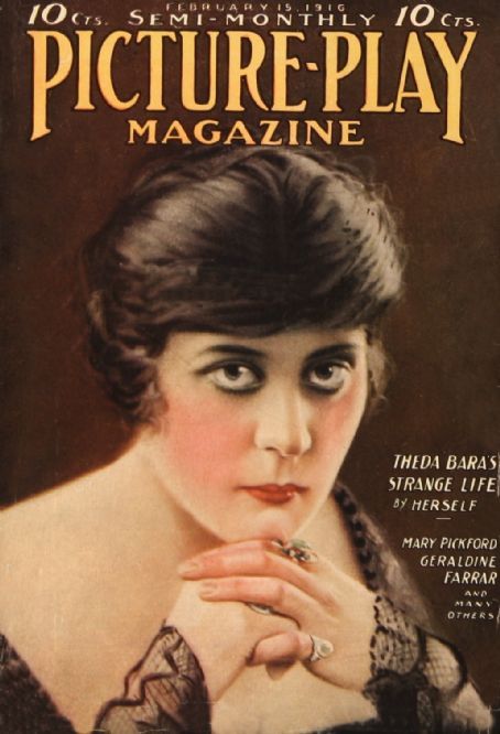 PICTURE PLAY magazine side cover 15 February 1916