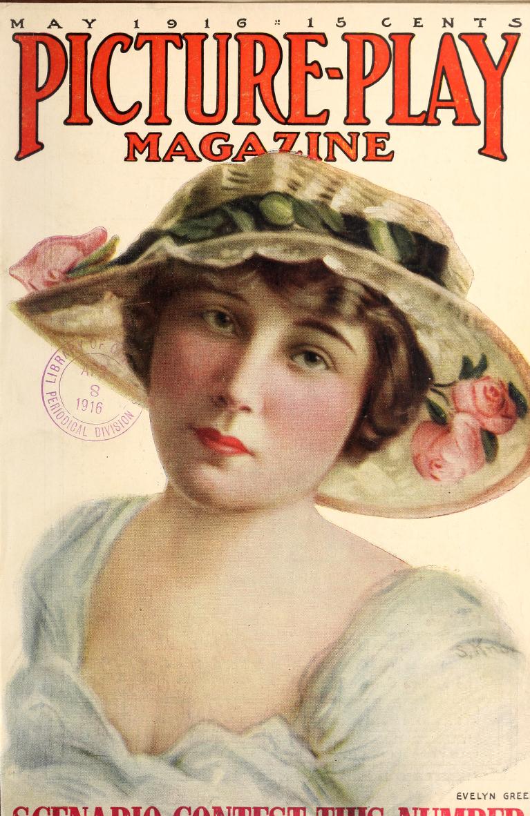 PICTURE PLAY magazine side cover May 1916