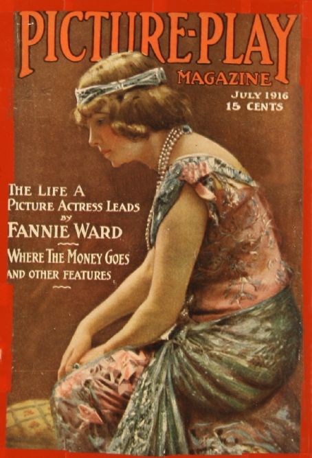 PICTURE PLAY magazine side cover July 1916