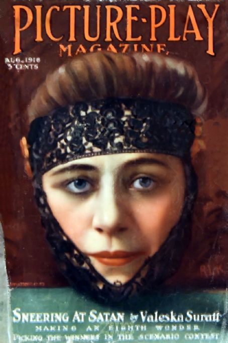 PICTURE PLAY magazine side cover August 1916