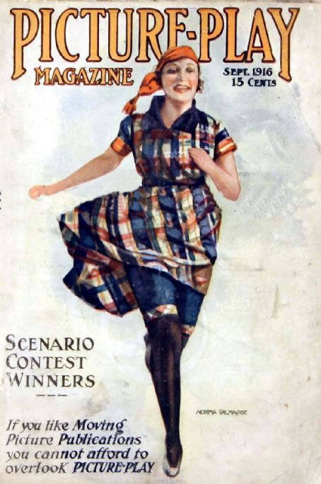 PICTURE PLAY magazine side cover September 1916