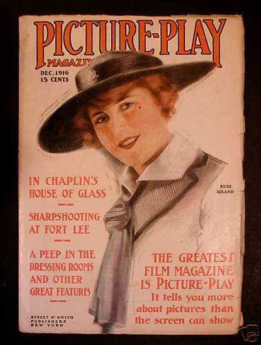 PICTURE PLAY magazine side cover December 1916