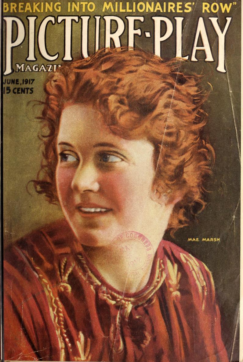 PICTURE PLAY magazine side cover June 1917