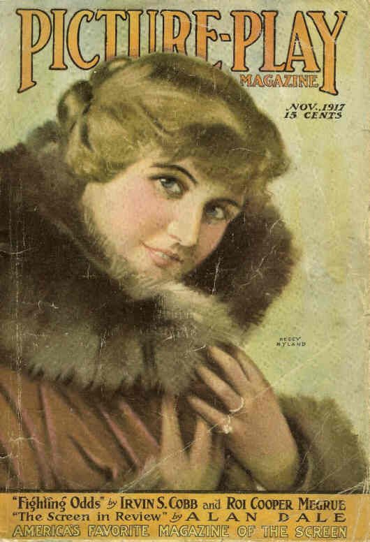 PICTURE PLAY magazine side cover November 1917